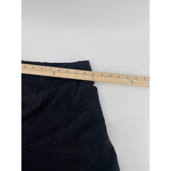 Lululemon Skirt Womens Size 12 Black Stretch Pace Rival Tennis Casual Yoga Golf - Picture 7 of 9